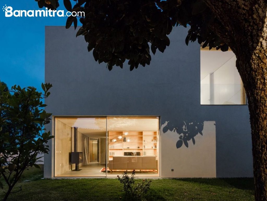 konsep rumah tropis concrete house