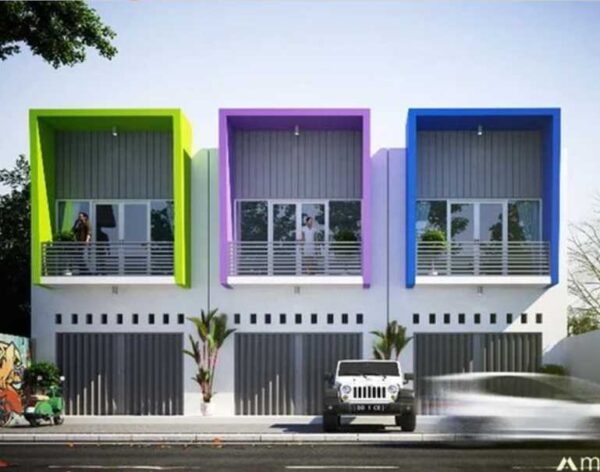 bangunan ruko minimalis