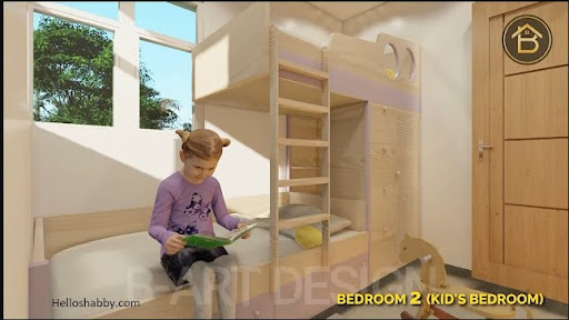 Kamar Tidur 2 pada Proyek Garapan B-Art Design 