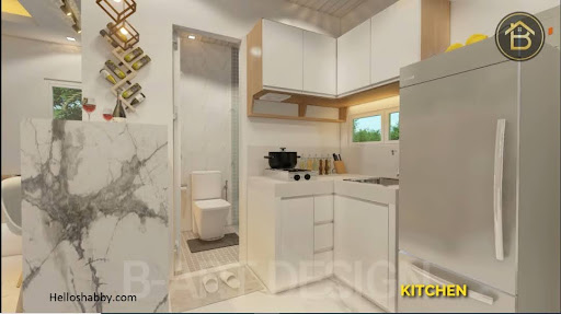 Ruang Dapur pada Proyek Garapan B-Art Design 
