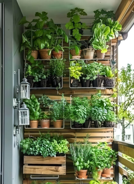 taman minimalis belakang rumah sempit 1