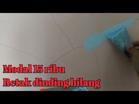 Sampul video: CARA MENGATASI RETAK PADA DINDING RUMAH | PERBAIKI DINDING YANG RETAK MURAH DAN MUDAH